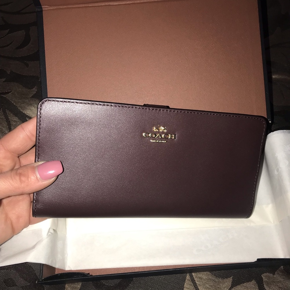 NWT Coach Skinny Wallet